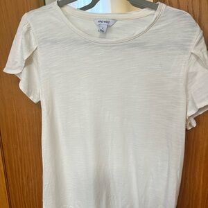 Nine West Classic Cream Short Sleeve Tee